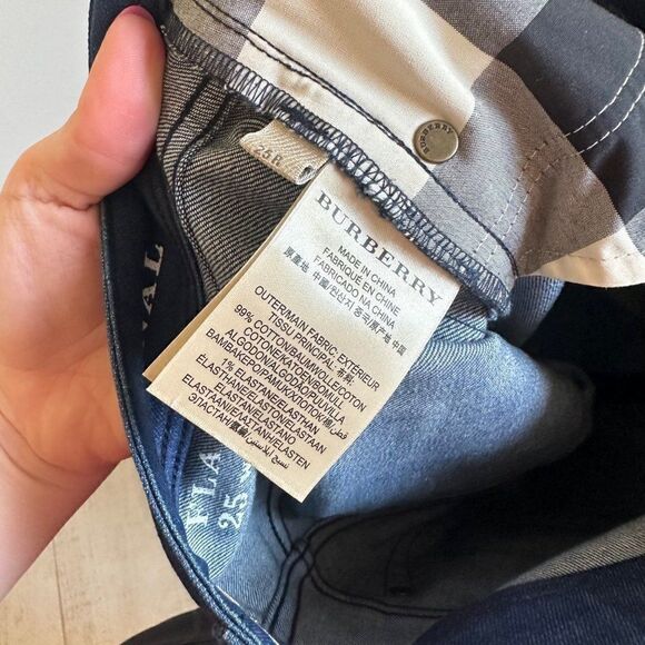 Burberry Bethanal Flare Denim Blue Jeans Bell Bottoms Size 25 - Picture 7 of 8